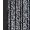 vidaXL Doormat Striped Grey 40x60 cm