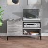 vidaXL Record Cabinet Grey Sonoma 84.5x38x48 cm Engineered Wood