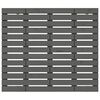 vidaXL Wall Headboard Grey 126x3x91.5 cm Solid Wood Pine