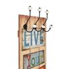 vidaXL Wall-mounted Coat Rack with 6 Hooks 120x40 cm LE LIFE