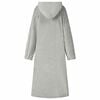 vidaXL Blanket Hoodie Grey S Flannel