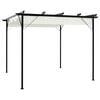 vidaXL Garden Pergola | Cream White