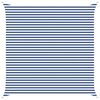 vidaXL Outdoor Sun Shade Sail Blue and White 5 x 5 m