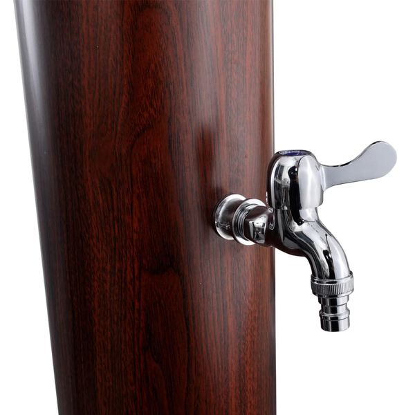 vidaXL 1.96 m Pool Solar Shower with Faux Wood Finish