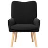 vidaXL Armchair Black 63 x 67 x 94 cm Sherpa Fabric