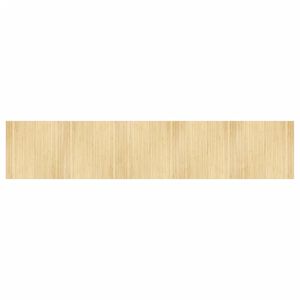 vidaXL Rug Rectangular Light Nature 100x500 cm Bamboo