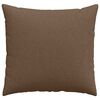 vidaXL Sofa Pillows 2 pcs Brown 45 x 45 cm Fabric