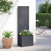 vidaXL Garden Privacy Screen Anthracite 50 x 140 cm Cold-rolled steel