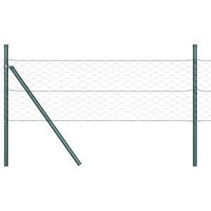 vidaXL Ground Fix Welded Wire Fence 50 x 1.4 m (W x H)