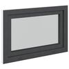 vidaXL Basement Window "RISOR" 90x60 cm Tilt&Turn DIN Right Anthracite