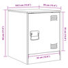vidaXL Bedside Cabinets 2 pcs Pink 34.5x39x44 cm Steel