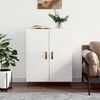 vidaXL Sideboard High Gloss White 69.5x34x90 cm Engineered Wood