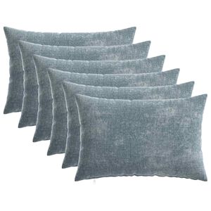 vidaXL Cushion Cover 6 pcs HEERLEN Light Blue 30 x 50 cm