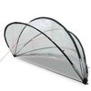vidaXL Pool Dome Folding Manual Transparent 405 x 405 x 192 cm PVC
