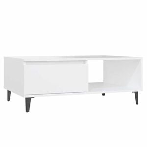 vidaXL Coffee Table White 90x60x35 cm Engineered Wood