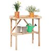 vidaXL Plant Table with Shelf 78x38x82.5 cm Solid Wood Fir