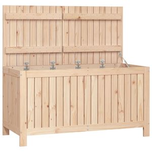 vidaXL Garden Storage Box 121x55x64 cm Solid Wood Pine