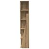 vidaXL Corner Cabinet Artisan Oak 27.5x27x140cm Engineered Wood