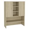 vidaXL Washing Machine Cabinet Sonoma Oak 70,5x25,5x90 cm