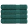 vidaXL Towels 4 pcs Green 100x200 cm 360 gsm 100% Cotton