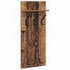 vidaXL Wall-Mounted Coat Rack Old Wood 40 x 10 x 90 cm Engineered wood