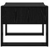 vidaXL Coffee Table Black Oak 66 x 53 x 45 cm Engineered Wood