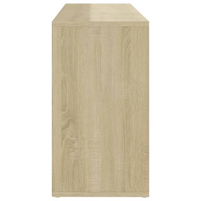 vidaXL Shoe Bench Sonoma Oak 103x30x54.5 cm Engineered Wood