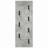 vidaXL Wall-Mounted Coat Rack Concrete Grey 30 x 1.5 x 80 cm