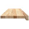 vidaXL Stair Treads 4 pcs Untreated 90x30x2 cm Solid Wood Oak