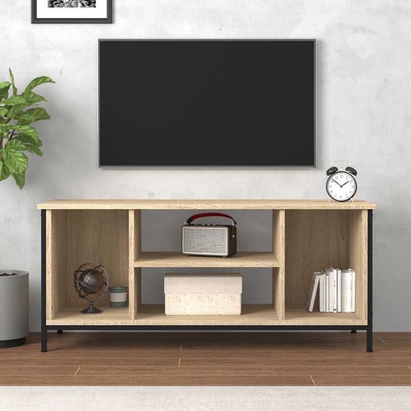vidaXL TV Cabinet Sonoma Oak 102x35x45 cm Engineered Wood