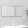 vidaXL 2 Piece Bathroom Furniture Set Concrete Grey Engineered Wood