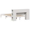vidaXL Bookcase Bed without Mattress White 120x200cm Solid Wood Pine