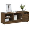 vidaXL TV Cabinet Brown Oak 102x35.5x36.5 cm Engineered Wood