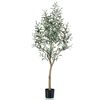 Emerald Artificial Olive Tree 140 cm in Plastic Pot