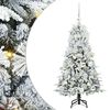 vidaXL Artificial Hinged Christmas Tree White 120 cm PE and PVC