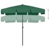 vidaXL Beach Parasol Green 200x125 cm
