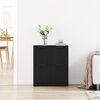 vidaXL Sideboard Black Oak 60 x 30 x 70 cm Engineered Wood
