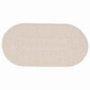vidaXL Rug ZIZUR Cream 200 x 100 cm Polypropylene