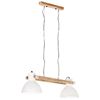 vidaXL Industrial Hanging Lamp 25 W White 109 cm E27