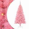 vidaXL Christmas Tree with 150 LEDs with Stand Pink 150 cm PVC