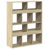 vidaXL Bookcase Sonoma Oak 100x33x125.5 cm Engineered Wood