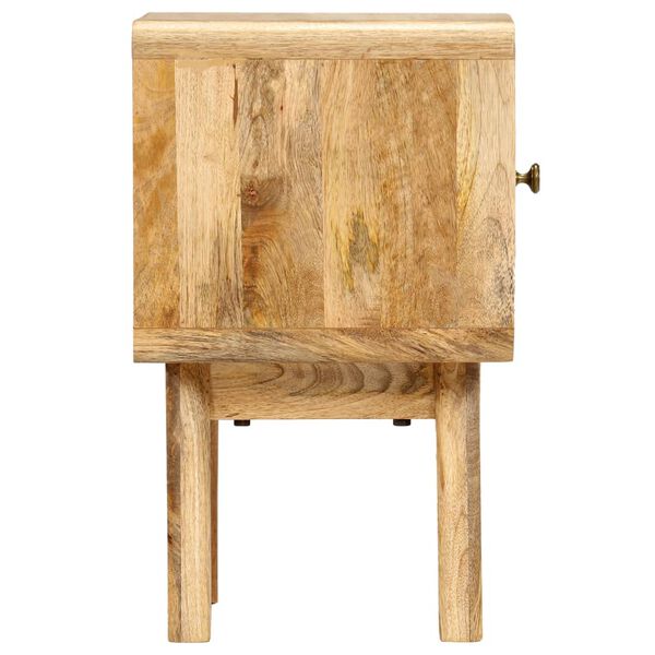 vidaXL Nightstand Solid Mango Wood 40x30x49 cm