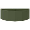 vidaXL Planter Olive Green 120 x 60 x 35 cm Steel