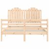 vidaXL Bed Frame without Mattress 140x200 cm Solid Wood
