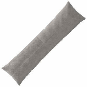 vidaXL Cushion Cover ALMELO Light Grey 40 x 145 cm Corduroy