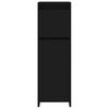 vidaXL Bathroom Cabinet Black 30x30x95 cm Engineered Wood