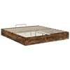 vidaXL Ottoman Bed Frame Smoked Oak 203 x 180 x 25 cm Chipboard