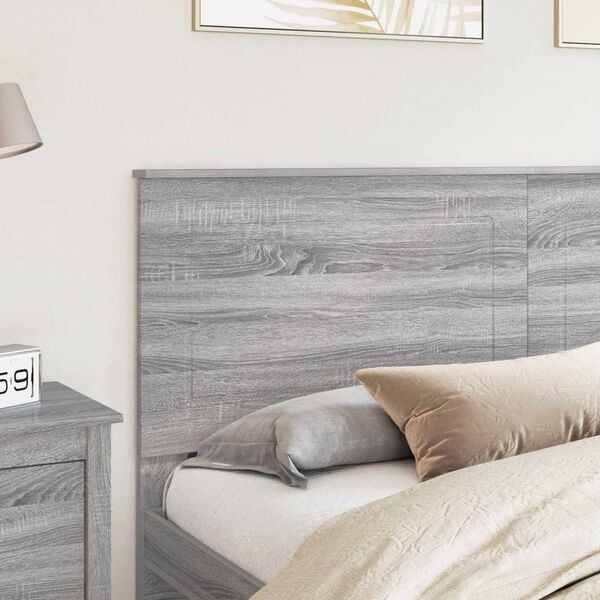 vidaXL Headboard Grey Sonoma 200 cm Engineered Wood