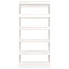 vidaXL Book Cabinet/Room Divider White 80x30x167.4 cm Solid Wood Pine