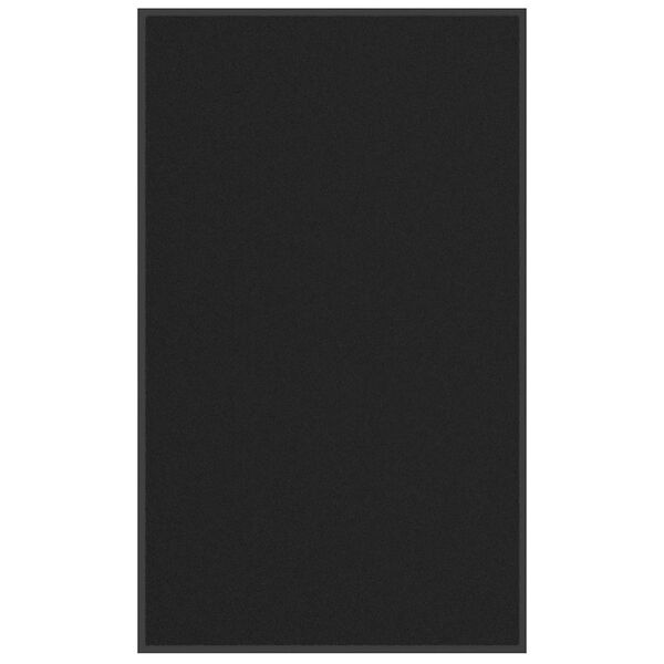 vidaXL Doormat Black 90x150 cm